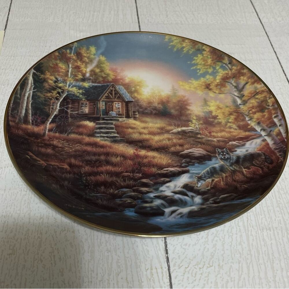 Vintage Bradford Exchange “Dawn’s Awakening” Plate By Judy Gibson